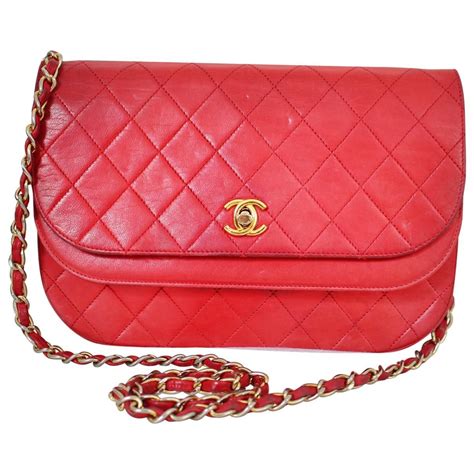 red chanel crossbody bag|Chanel crossbody bag vintage.